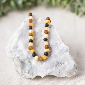 Adults | Raw Multi Baltic Amber Necklace