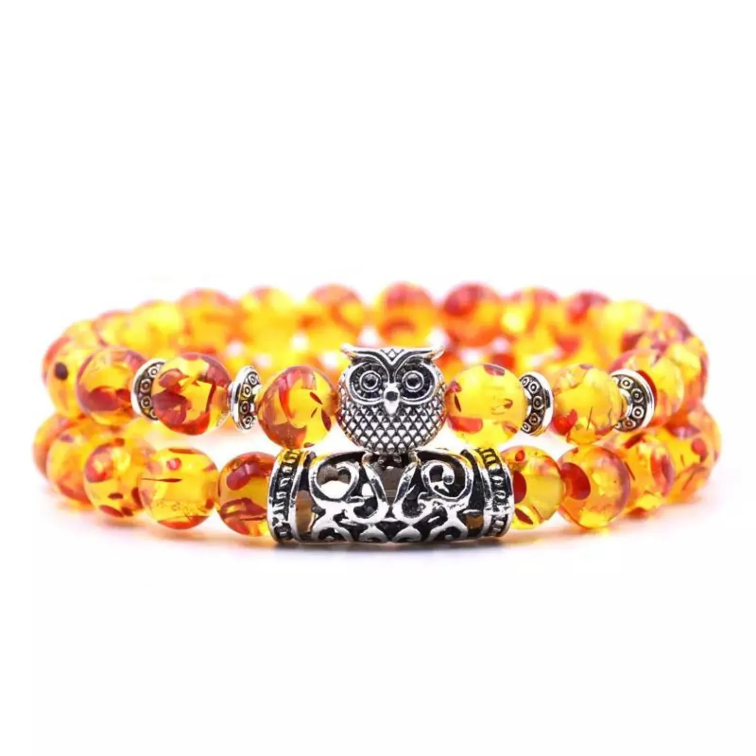 Amber Resin Courage Bracelet