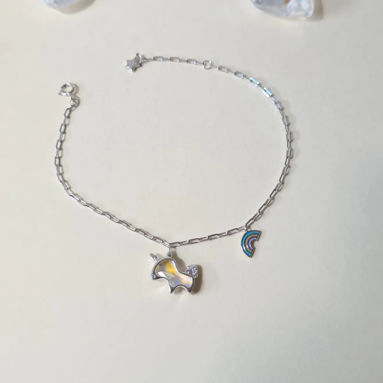 Aurora Unicorn Bracelet 925 Silver