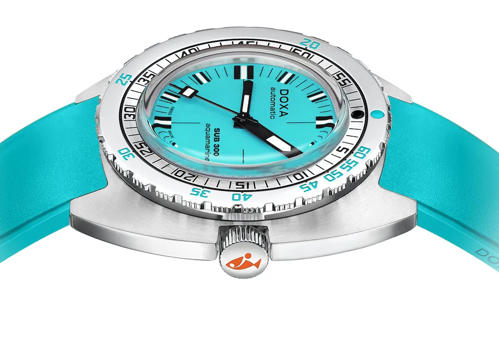 DOX Watch SUB 3 COSC Aquamarine Rubber