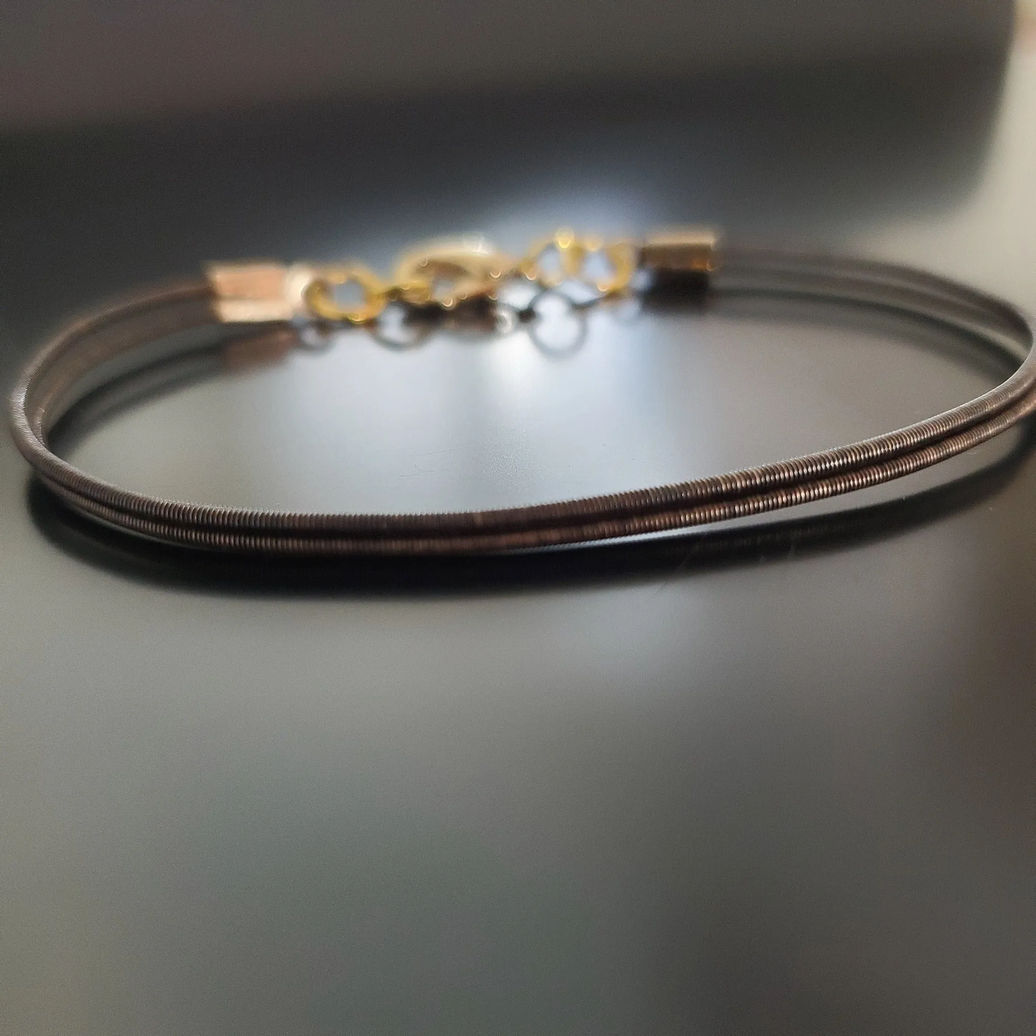 Harp String Clasp Style Bracelet