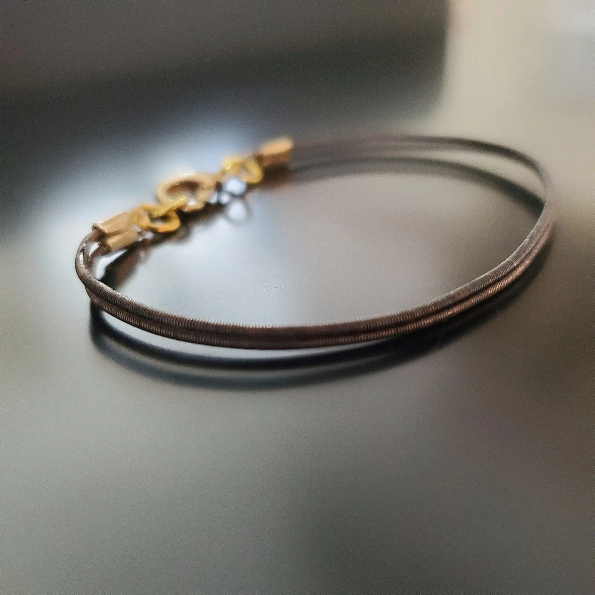 Harp String Clasp Style Bracelet