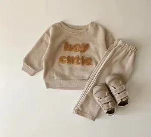 Hey Cutie Camel 2 Piece Tracksuit Set