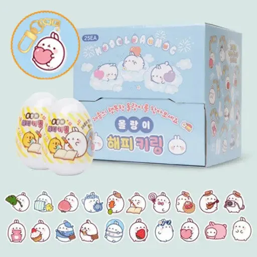 Molang Happy Random Blind Capsule Key Chain