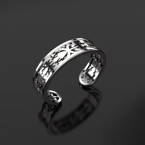 Oriental Pattern C-Bracelet