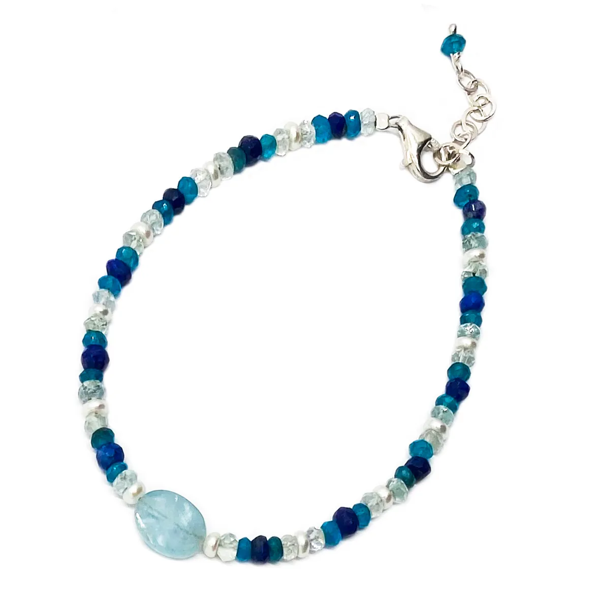 Quiet the Mind Silver Bracelet