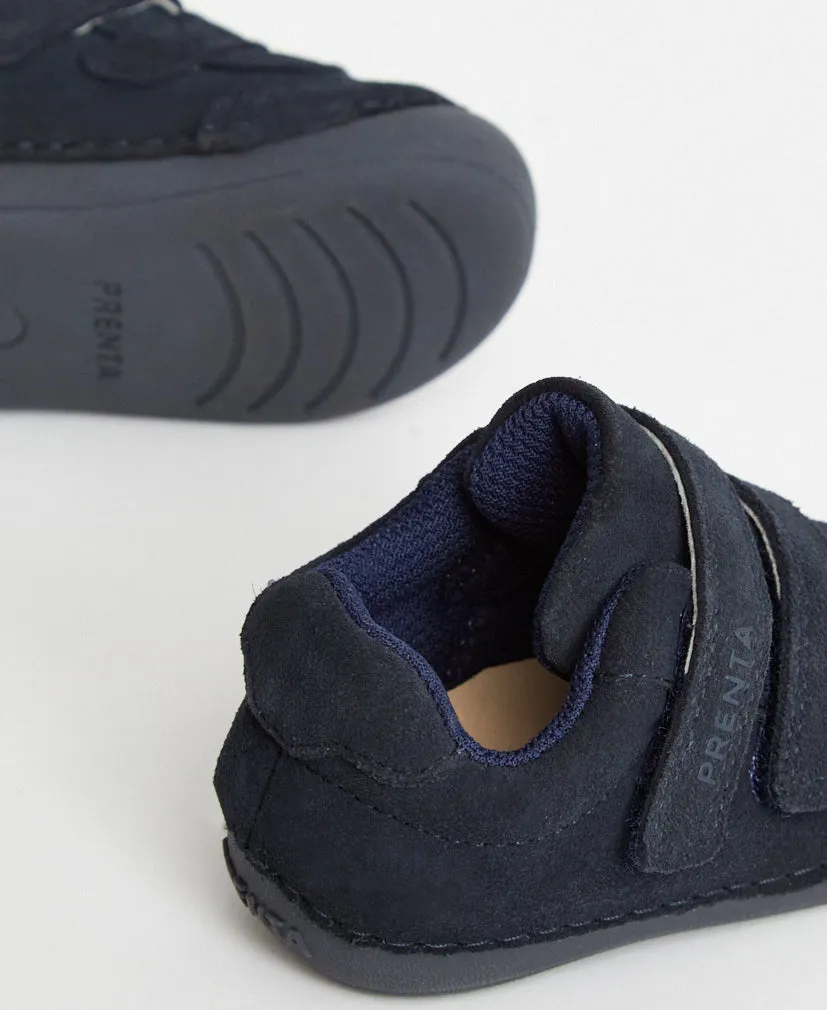 Rocket Navy Suede First Walker Trainer