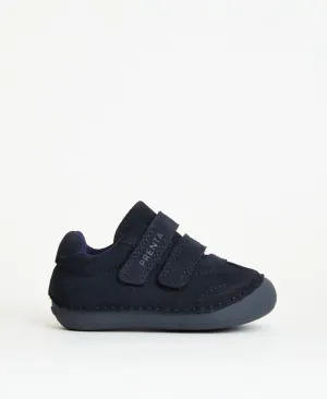 Rocket Navy Suede First Walker Trainer