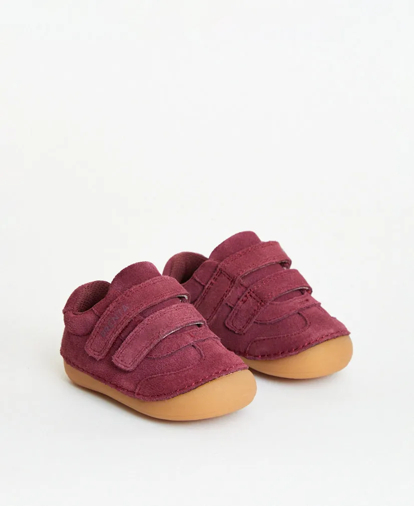 Rocket Purple Suede First Walker Trainer
