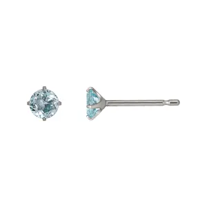 [Second Earrings] Platinum Blue Topaz Earrings