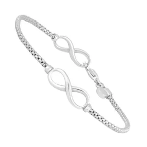 Silver Infinity Link Bracelet