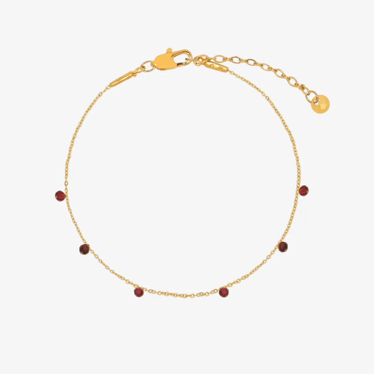 Six berry gemstone bracelet
