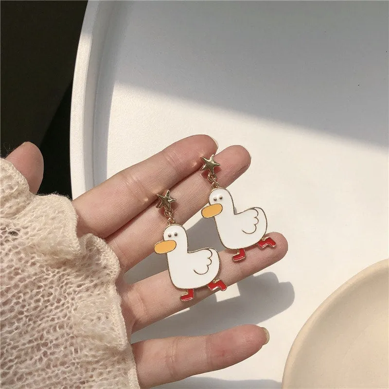 Sweet Cute Cartoon Animal Earrings