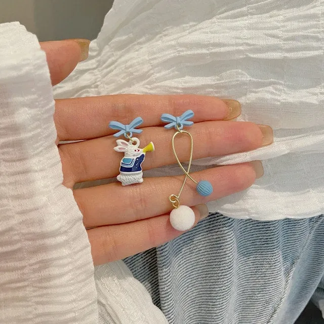 Sweet Cute Cartoon Animal Earrings