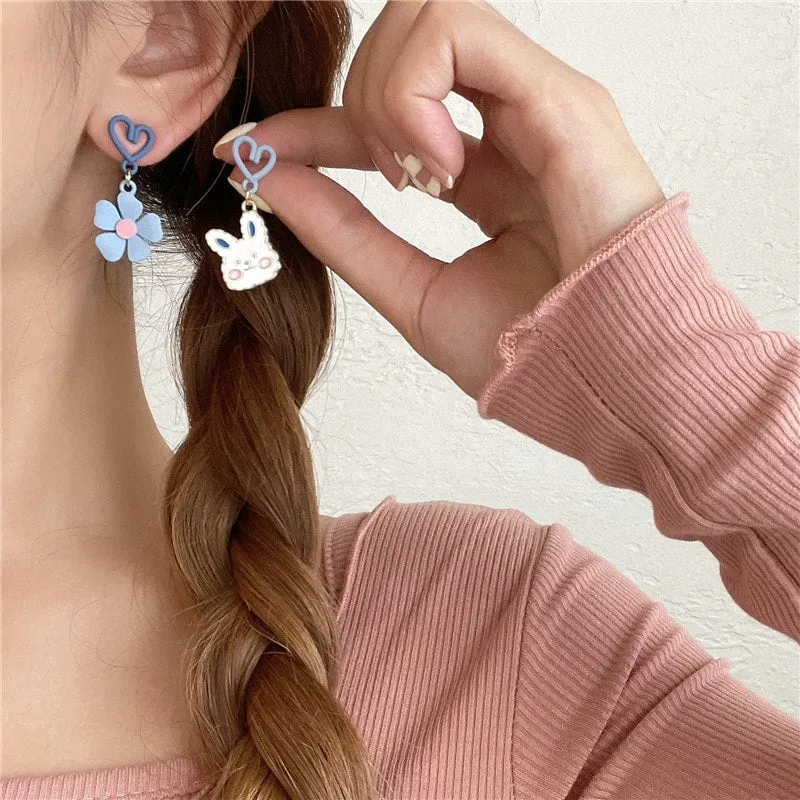 Sweet Cute Cartoon Animal Earrings