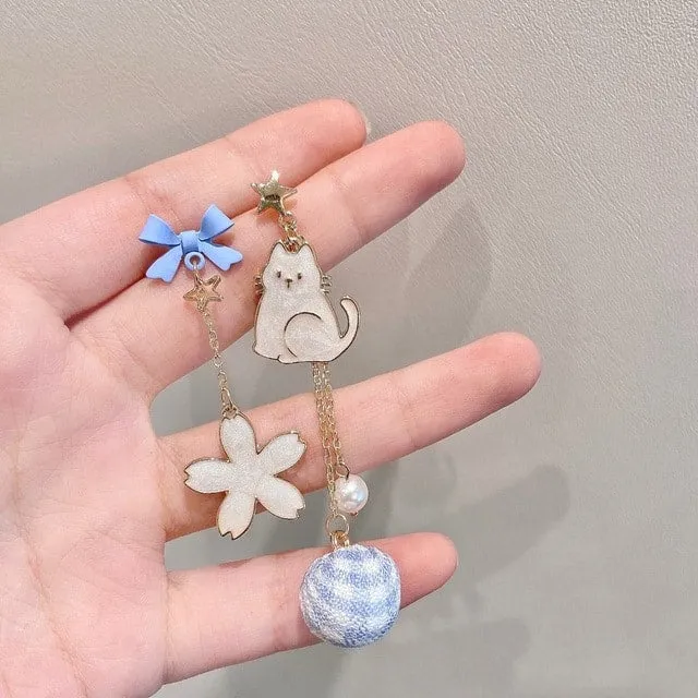 Sweet Cute Cartoon Animal Earrings
