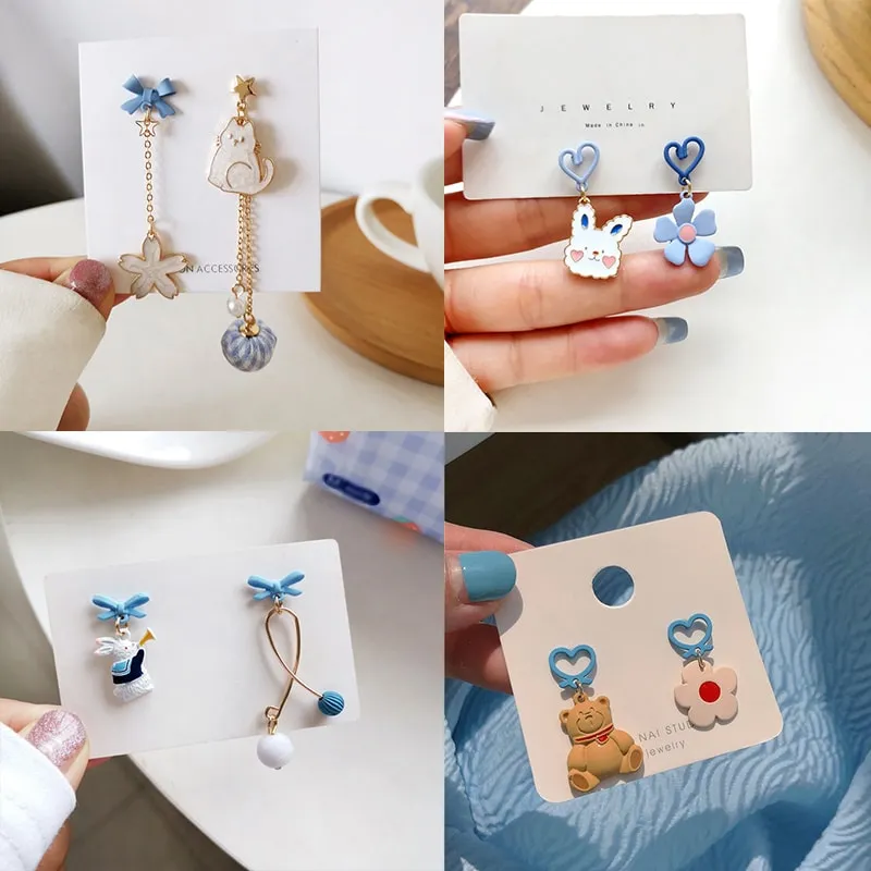 Sweet Cute Cartoon Animal Earrings
