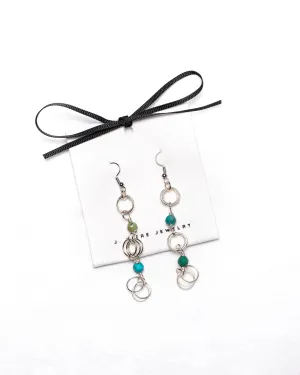 The Kiere Earrings in Turquoise