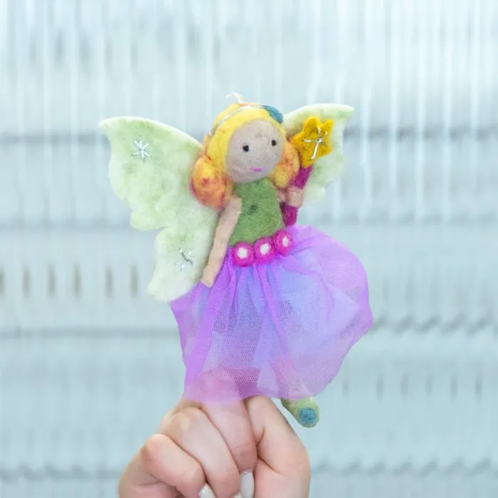 Woolie Fairy Finger Puppet